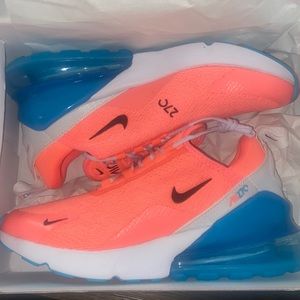 Nike Air Max 270 Pink Lava Glow / Blue / White